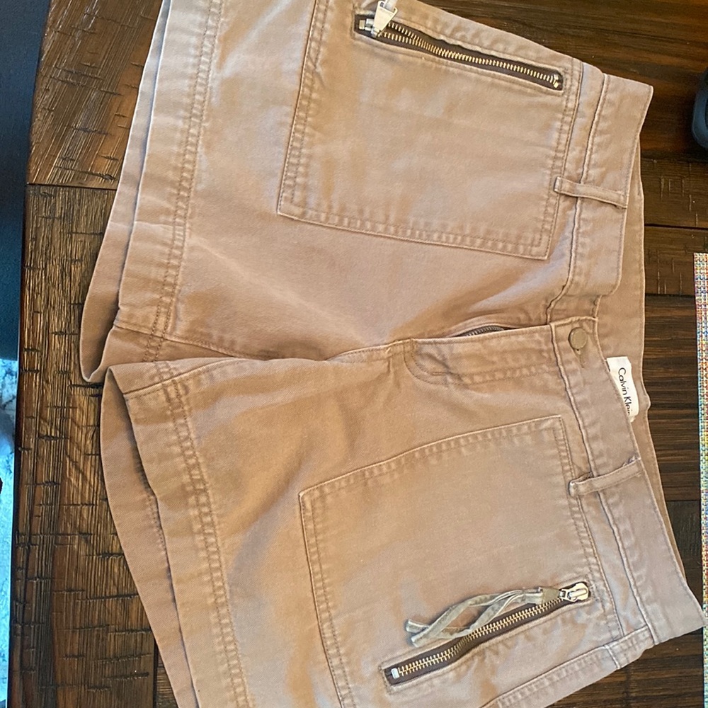Calvin Klein zipper shorts